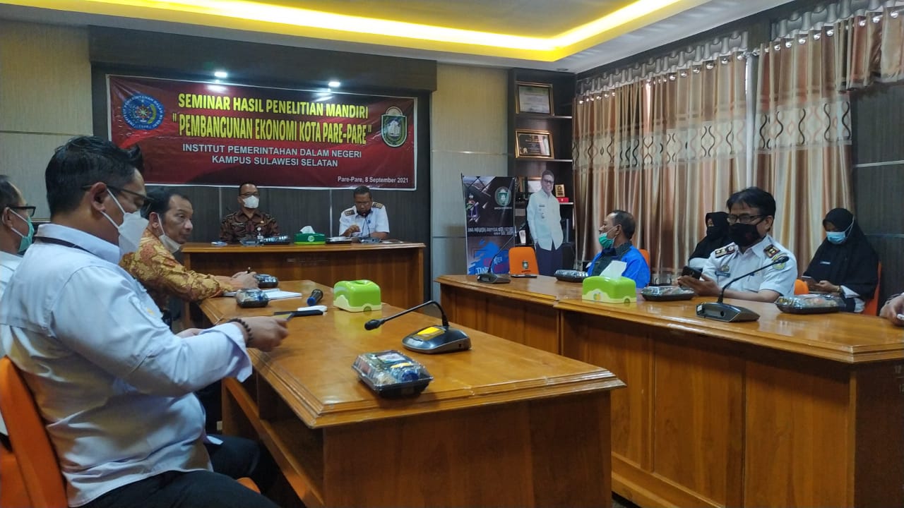 IPDN Sulsel Pilih Parepare untuk Penelitian Mandiri Pembangunan Ekonomi